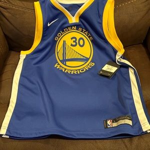 Brand New-Boy’s Curry/Golden State Warriors Jersey. Size L